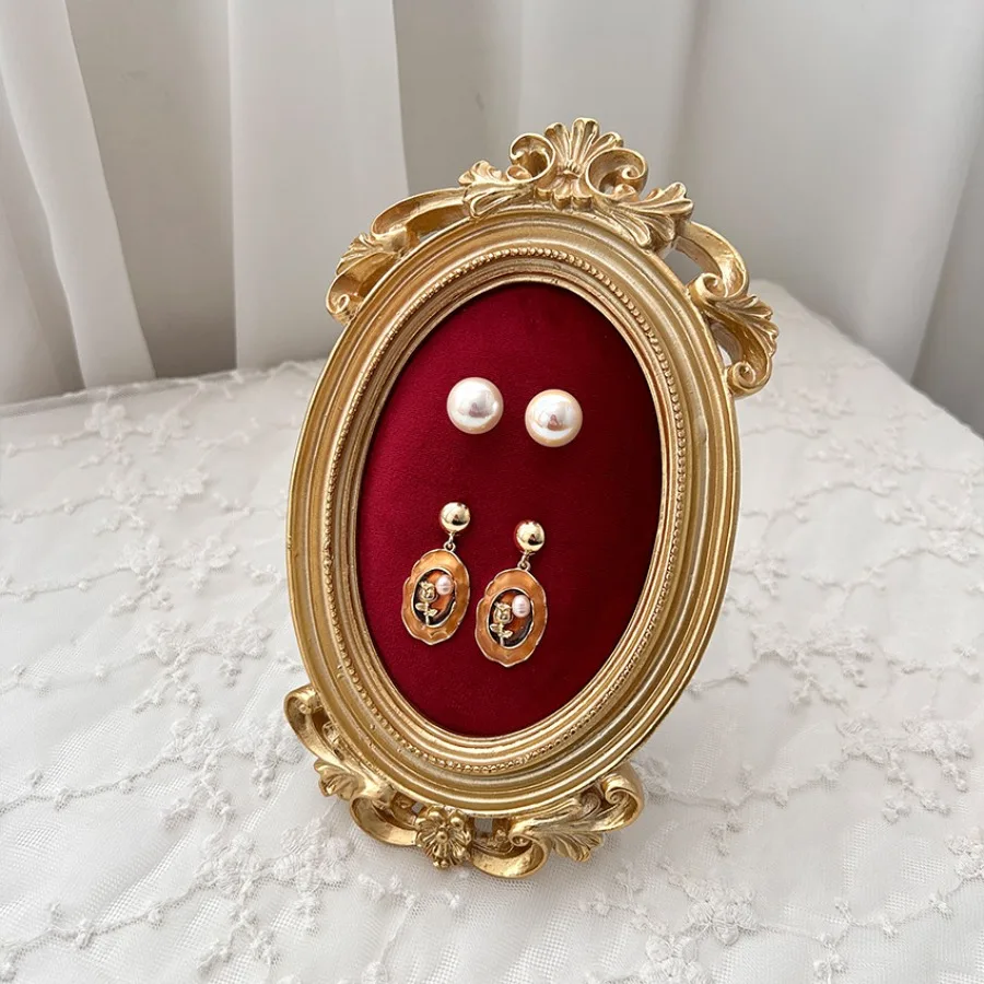 Bamboo Photo Frame - Bedroom Resin Photo Frame Jewelry Rack
