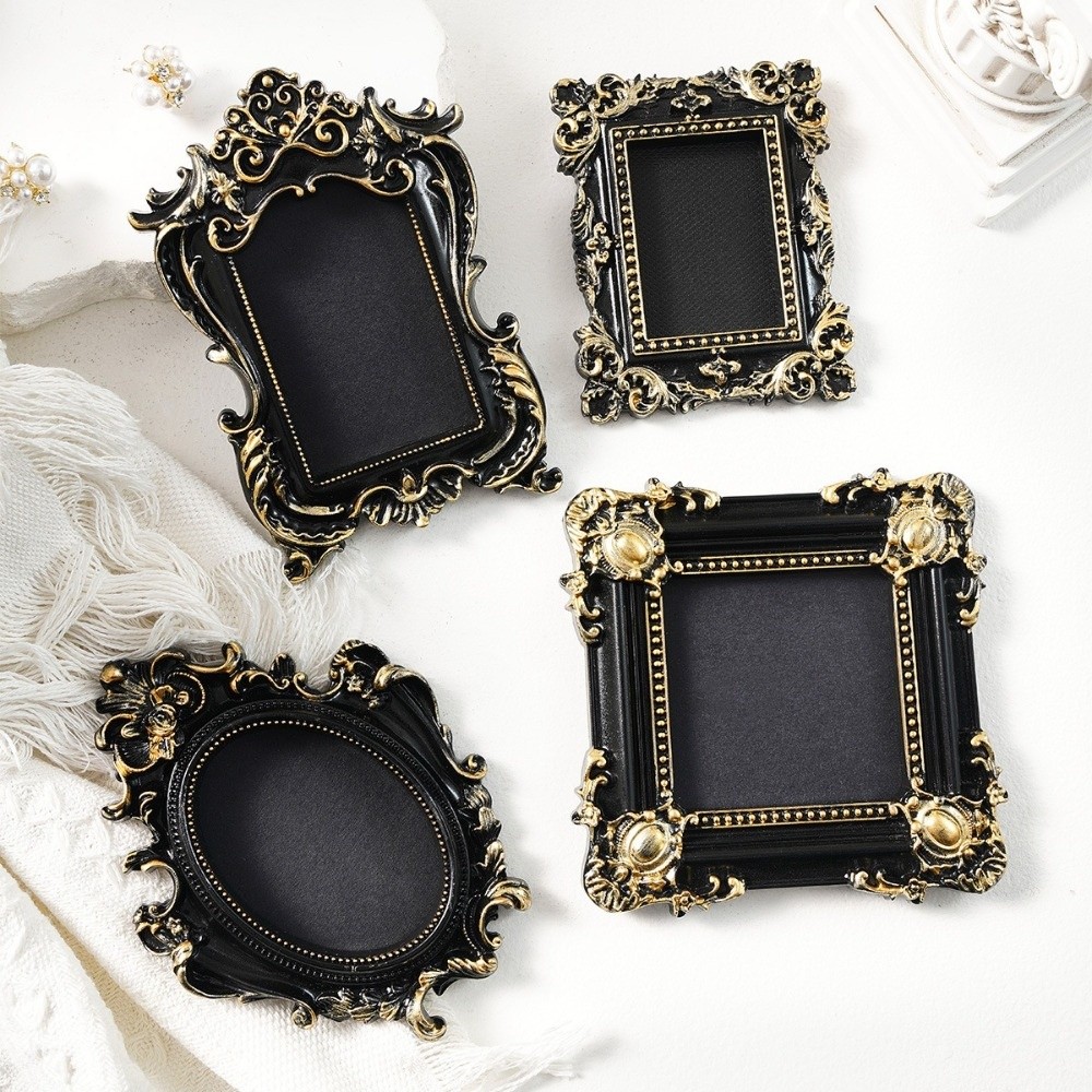Bamboo Photo Frame - Hanging Mini Photo Frames Resin Wall