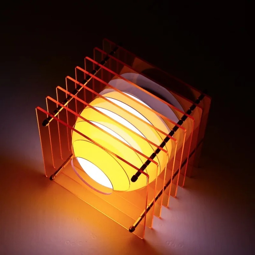 Home Decor Com - DIY Moon Lamp Acrylic Thousand Layer