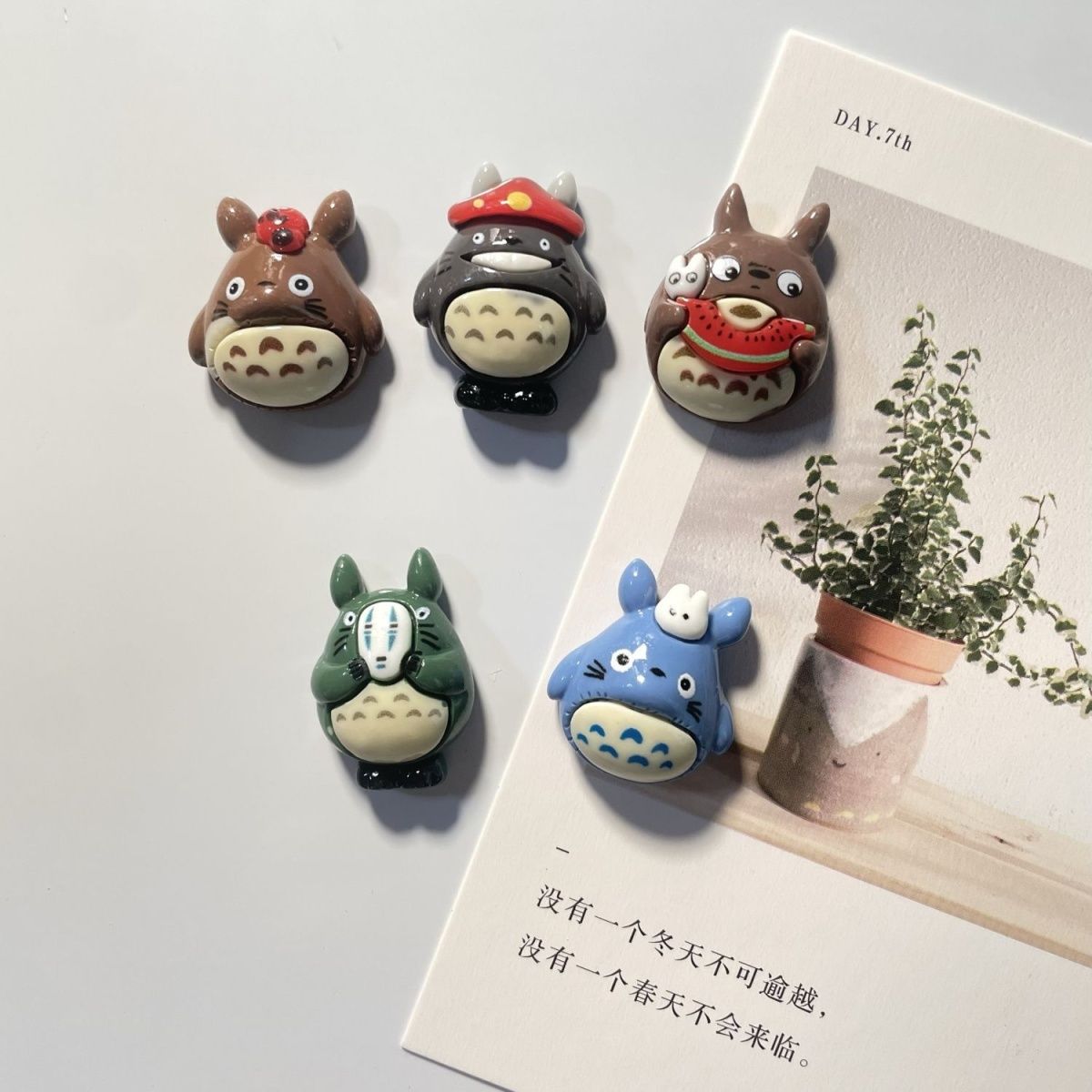 Home Decor Zen - Totoro Anime Resin Fridge Magnet Cute