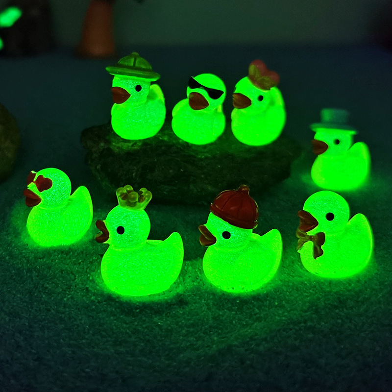 Mini Yellow Luminous Duck Orna - огляд і ціна Home Decor Zen