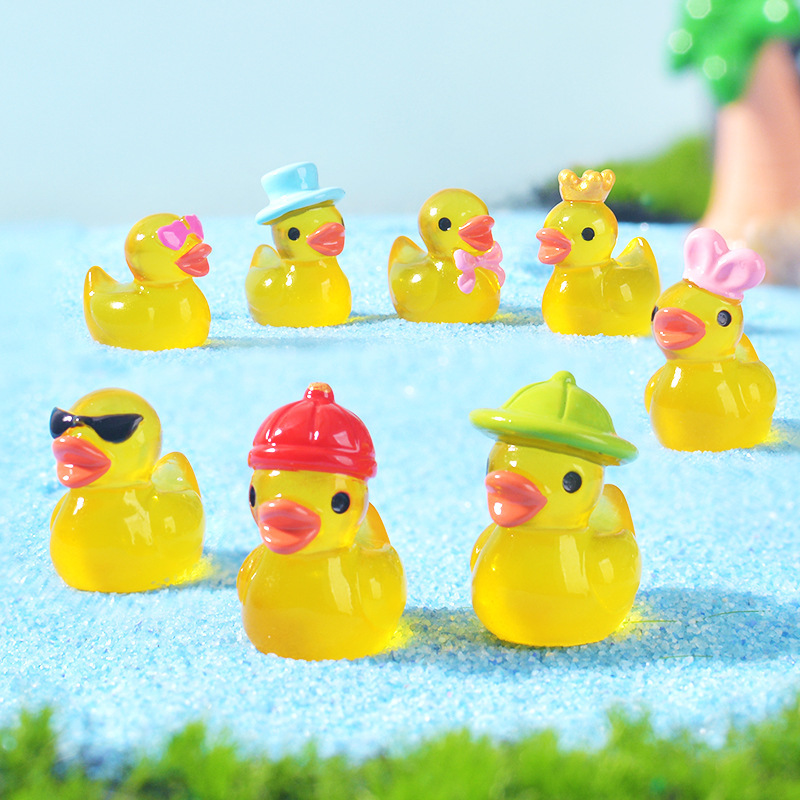 Mini Yellow Luminous Duck Orna - огляд і ціна Home Decor Zen