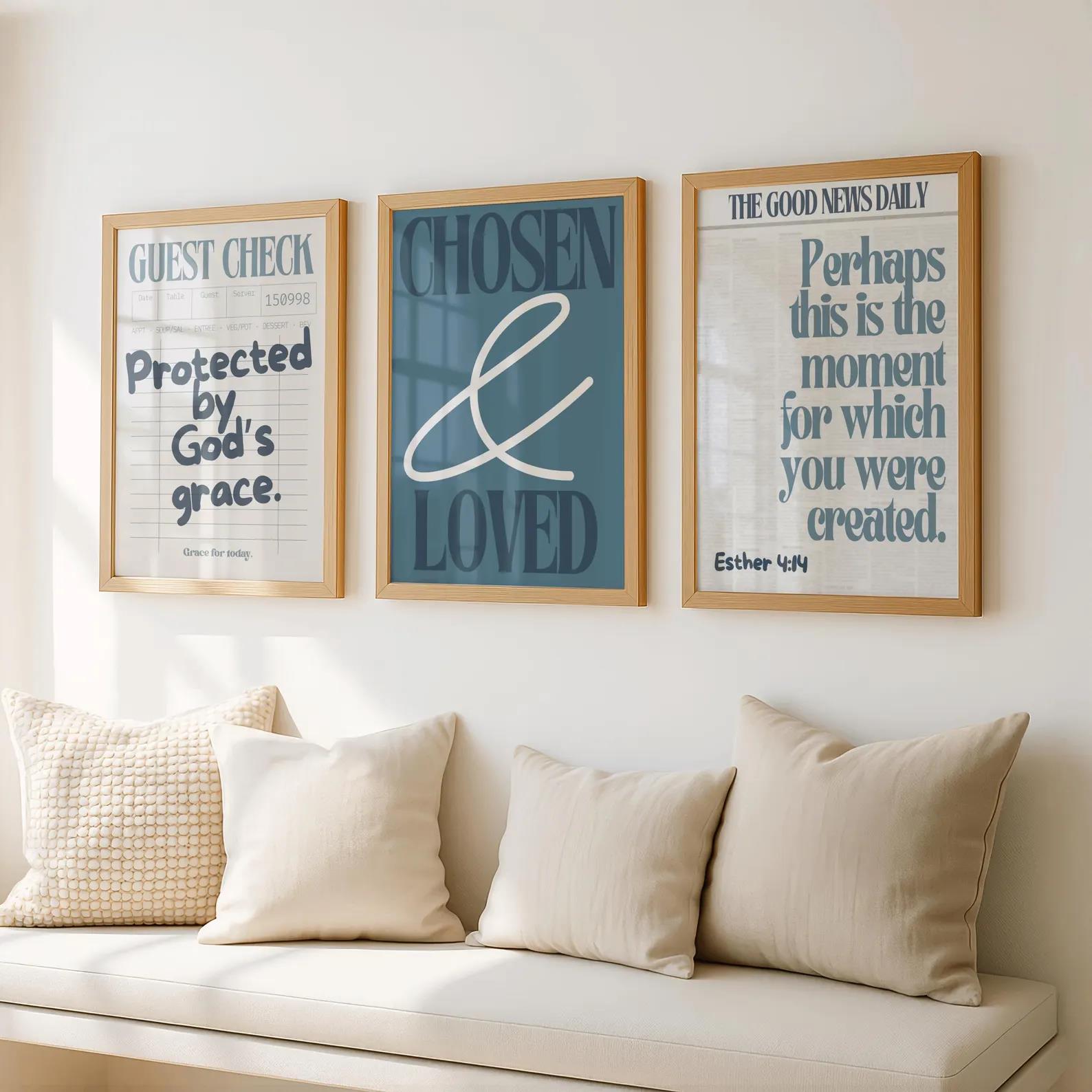 Christian Bible Verse Chosen & - огляд і ціна Home Decor Lovely Home