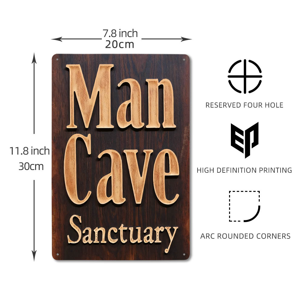 Retro Metal Tin Signs Man Cave - огляд і ціна Home Decor Lovely Home