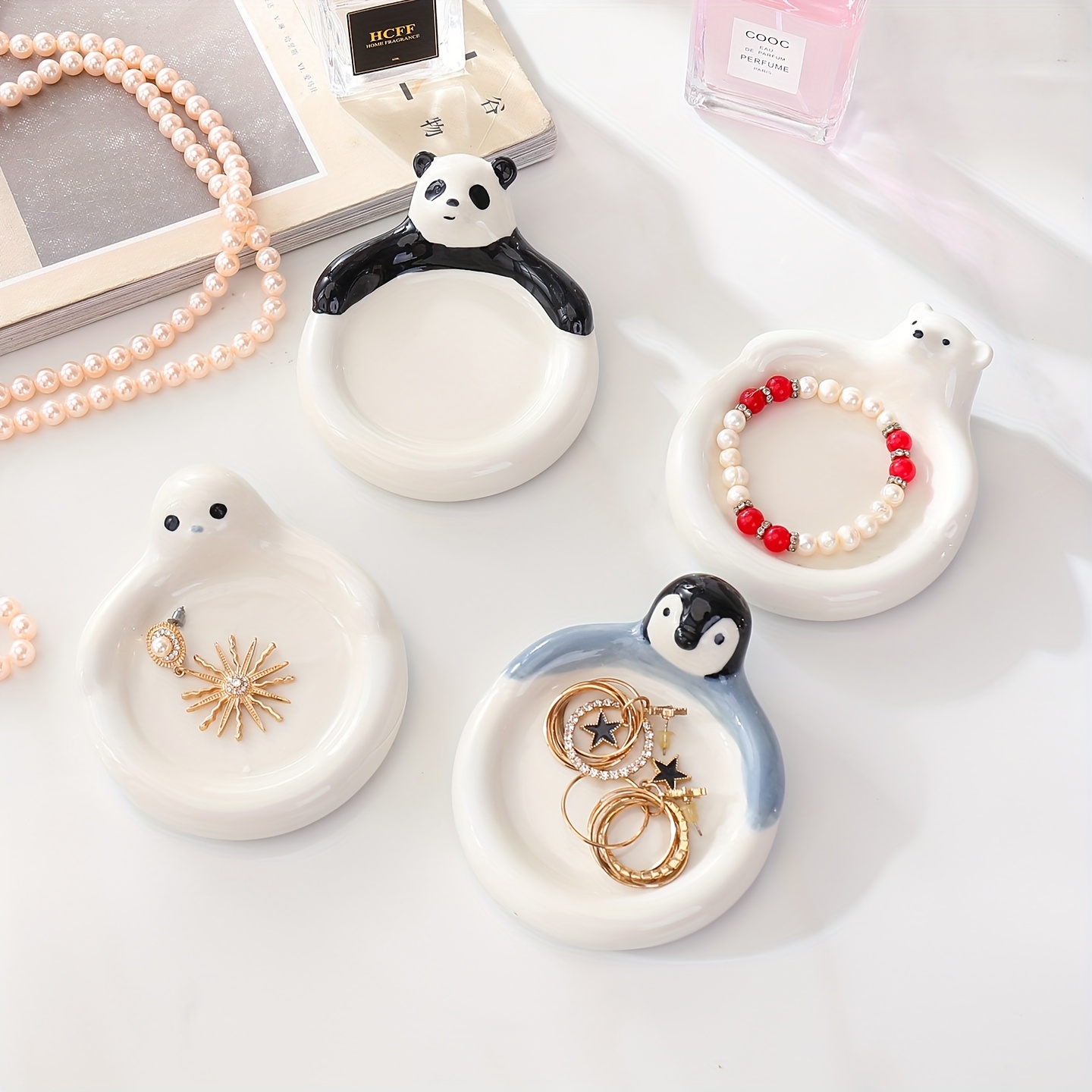 Cute Ceramic Plate Jewelry Tra - огляд і ціна Ceramic Trinket Dish