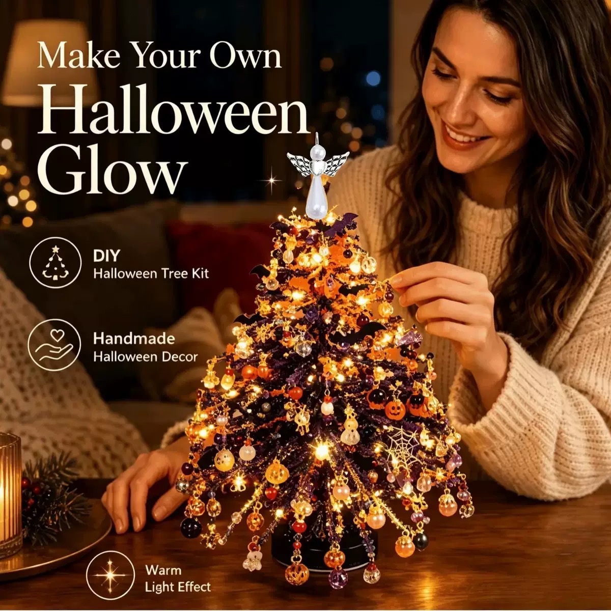 Multi‑Theme DIY Beaded Tree Cr - огляд і ціна Home Decor Xmas