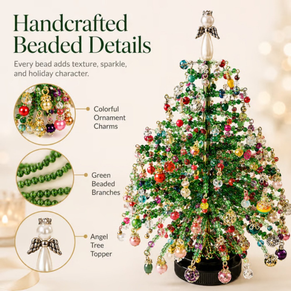 Multi‑Theme DIY Beaded Tree Cr - огляд і ціна Home Decor Xmas