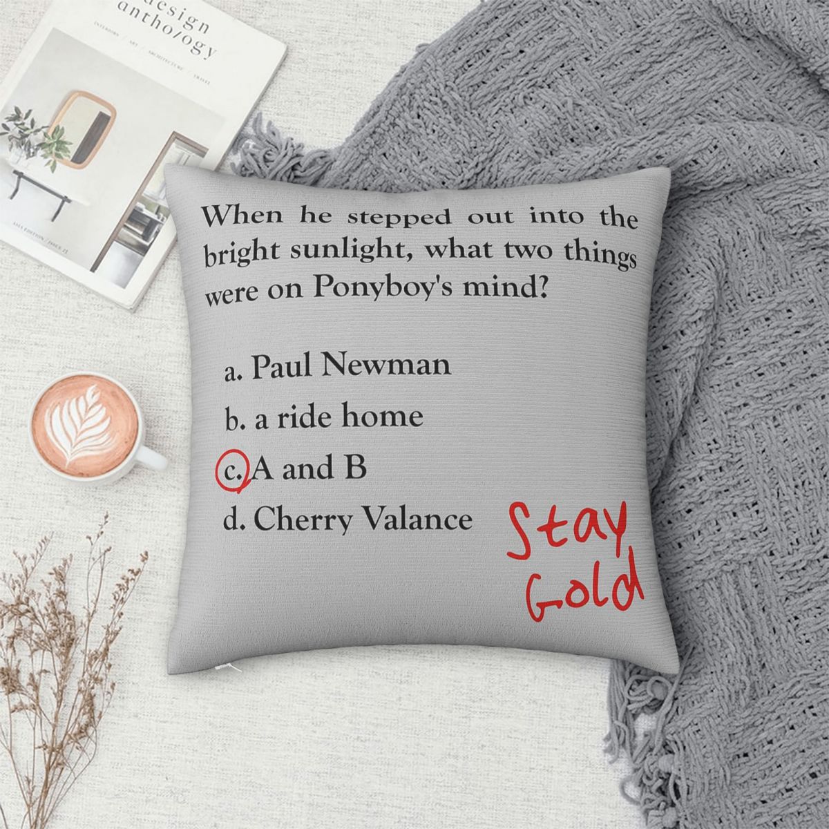 Outsiders Ponyboy Quiz Questio - огляд і ціна Home Decor Quiz Free
