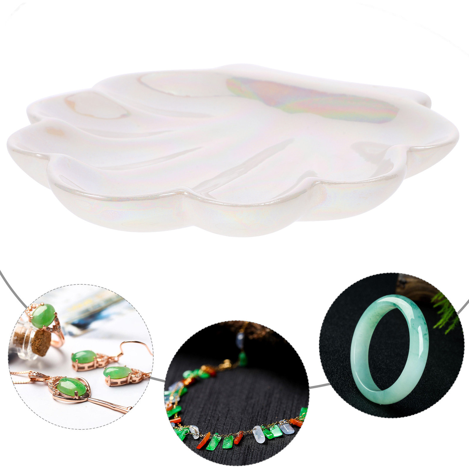 Premium Ceramic Shell Shaped J - огляд і ціна Ceramic Trinket Dish