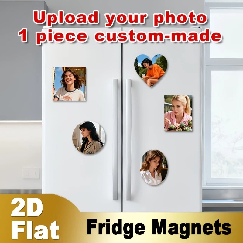 Custom Photo Fridge Magnet 2D  - огляд і ціна Home Decor Xmas