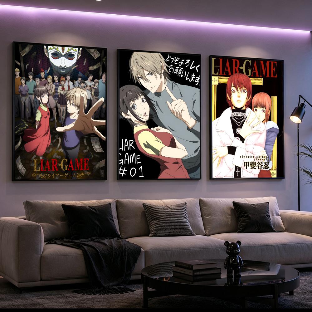 manga Liar Game Poster Poster  - огляд і ціна Home Decor Living Room Ideas