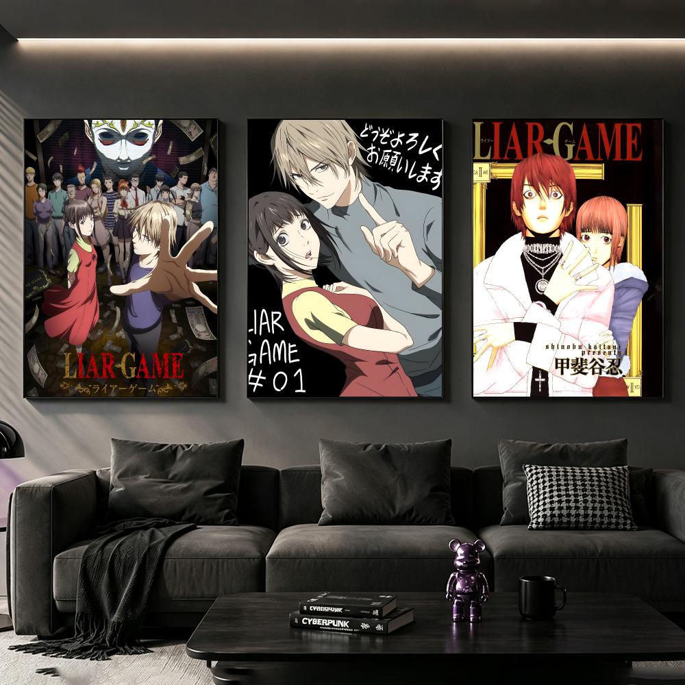 manga Liar Game Poster Poster  - огляд і ціна Home Decor Living Room Ideas
