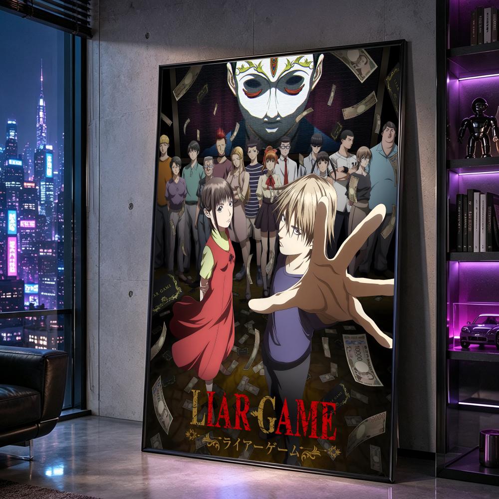 manga Liar Game Poster Poster  - огляд і ціна Home Decor Living Room Ideas