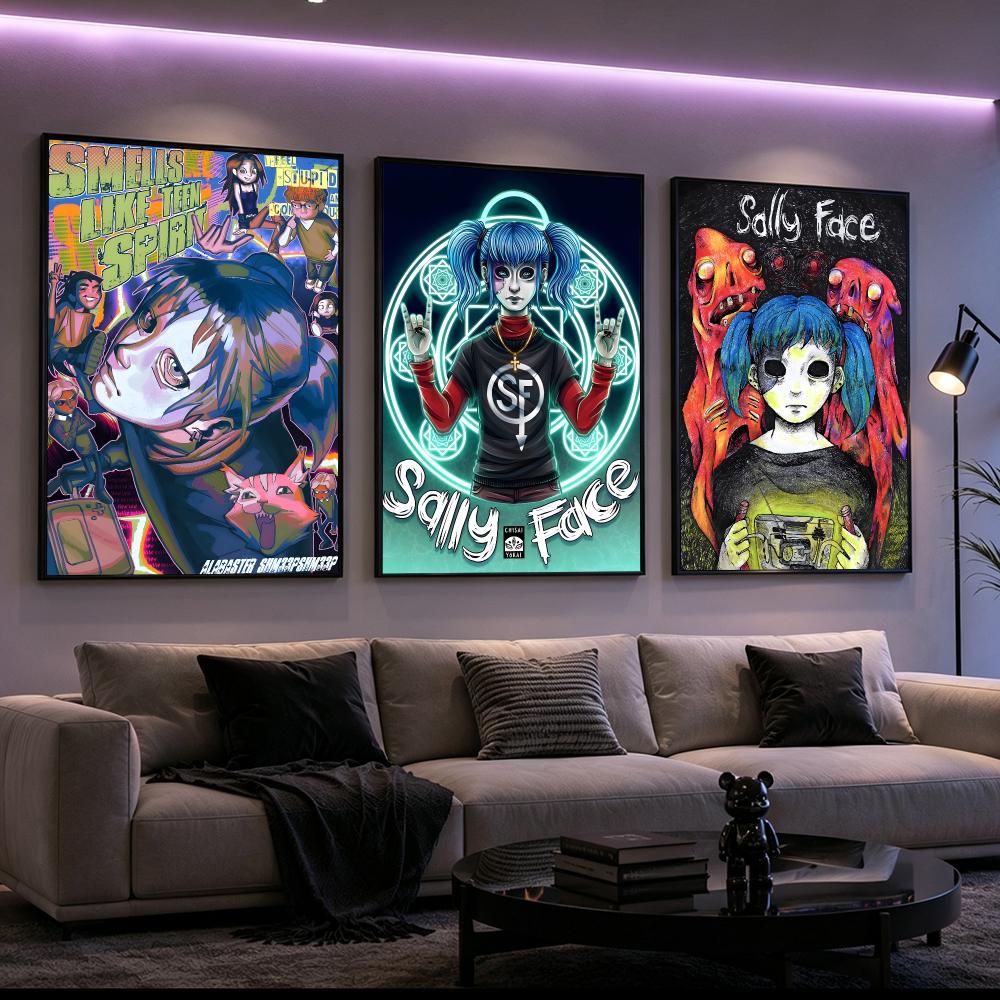 Game Sally Face Poster Poster  - огляд і ціна Home Decor Living Room Ideas