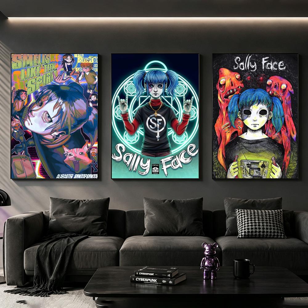 Game Sally Face Poster Poster  - огляд і ціна Home Decor Living Room Ideas