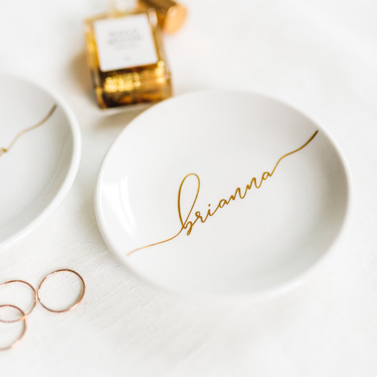Personalized Ceramic Ring Dish - огляд і ціна Ceramic Trinket Dish