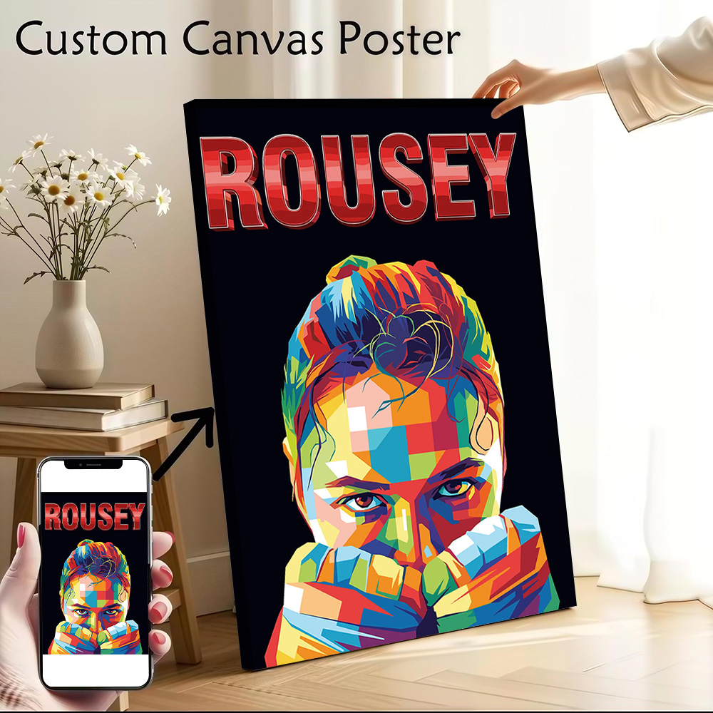 Rousey: Ronda Rousey Pop Art P - огляд і ціна Home Decor Zen