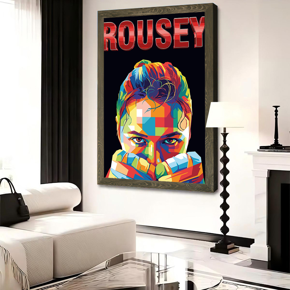 Rousey: Ronda Rousey Pop Art P - огляд і ціна Home Decor Zen