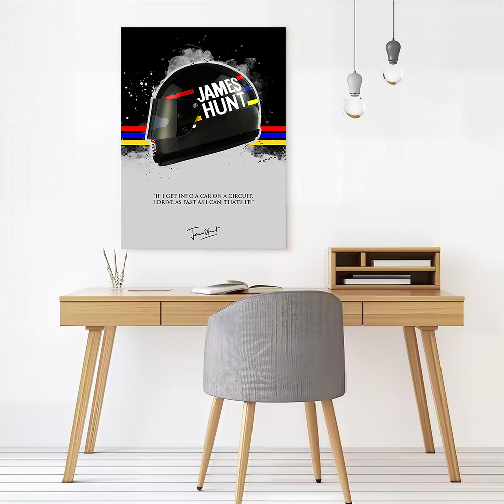 JAMES HUNT Quote Printed Canva - огляд і ціна Home Decor Zen