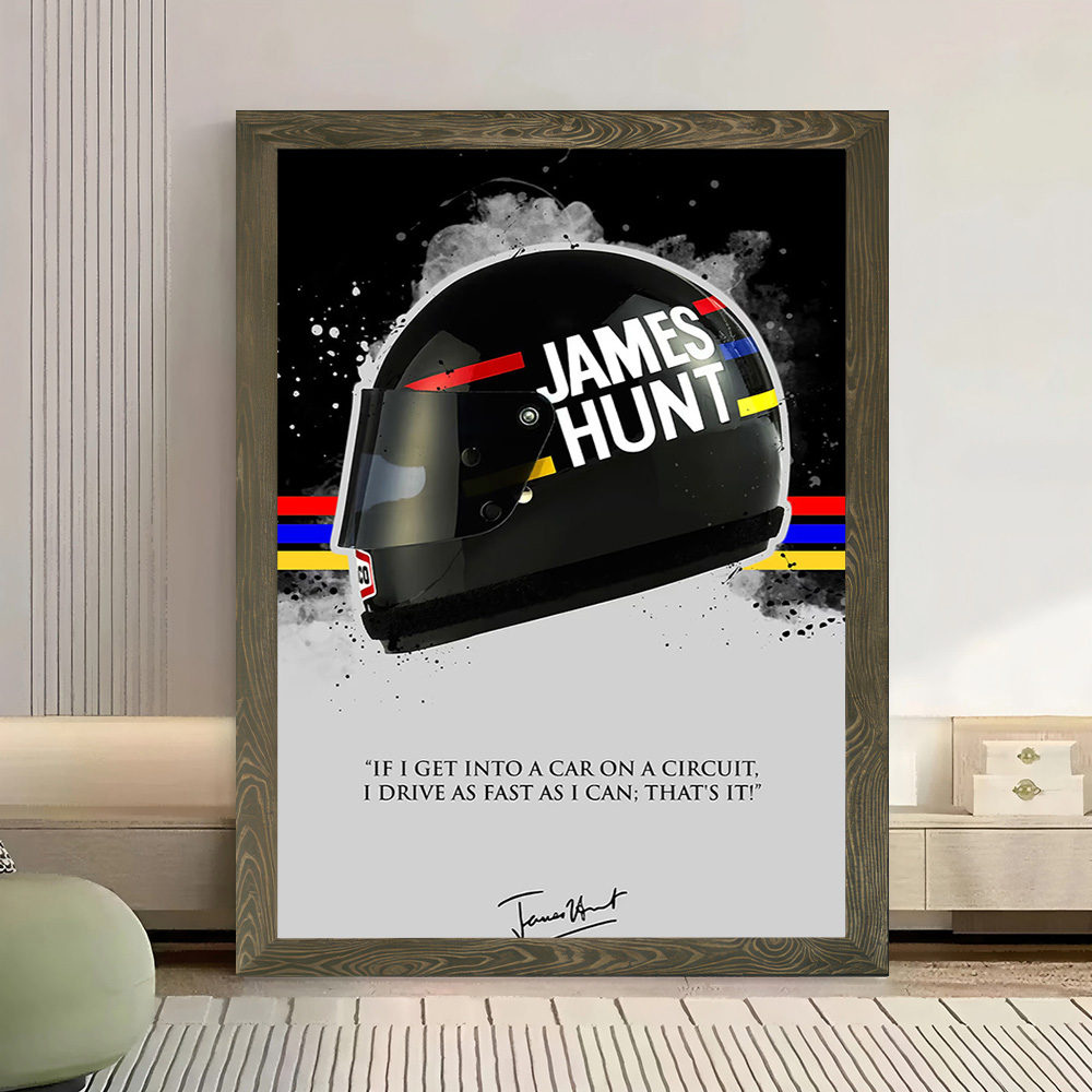 JAMES HUNT Quote Printed Canva - огляд і ціна Home Decor Zen