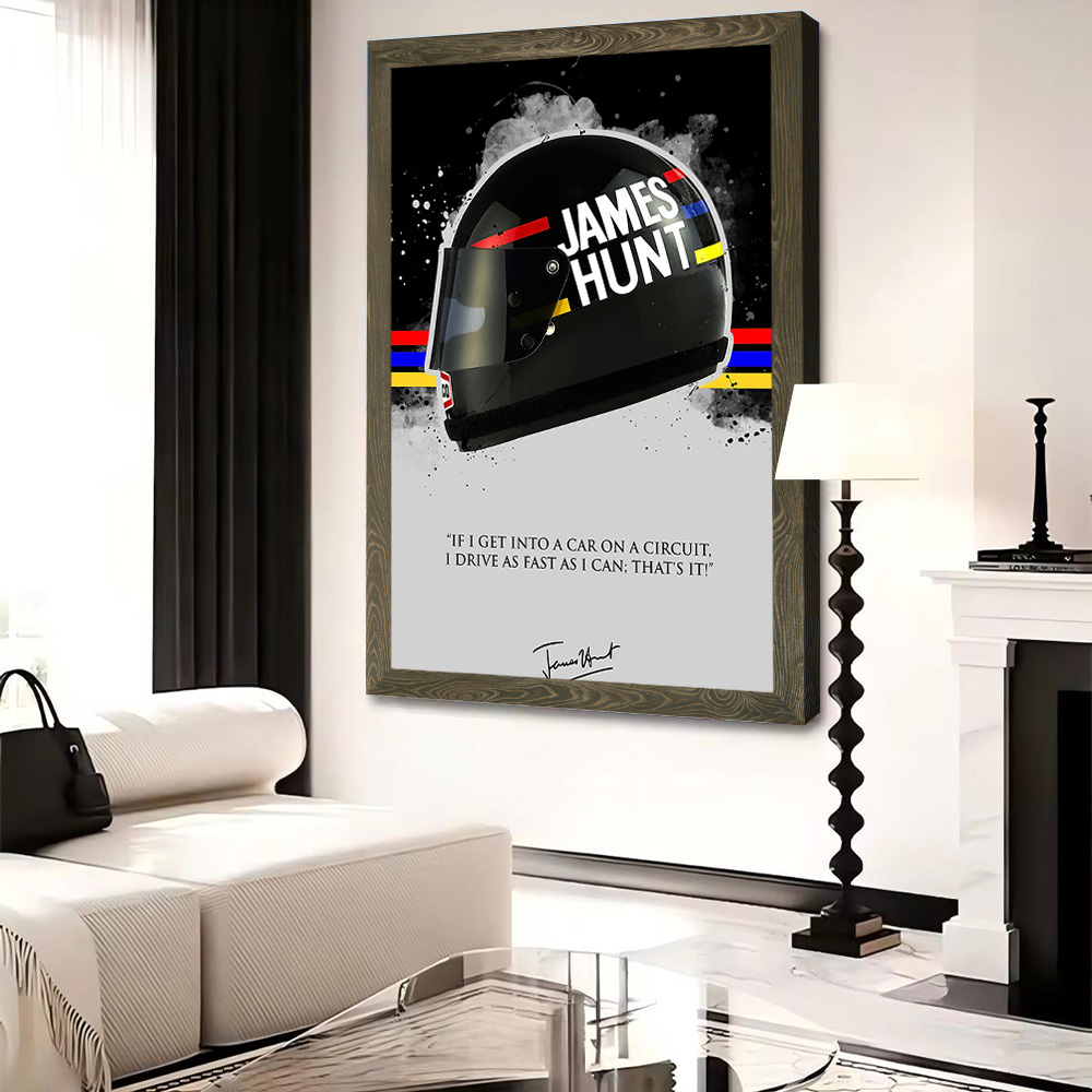 JAMES HUNT Quote Printed Canva - огляд і ціна Home Decor Zen