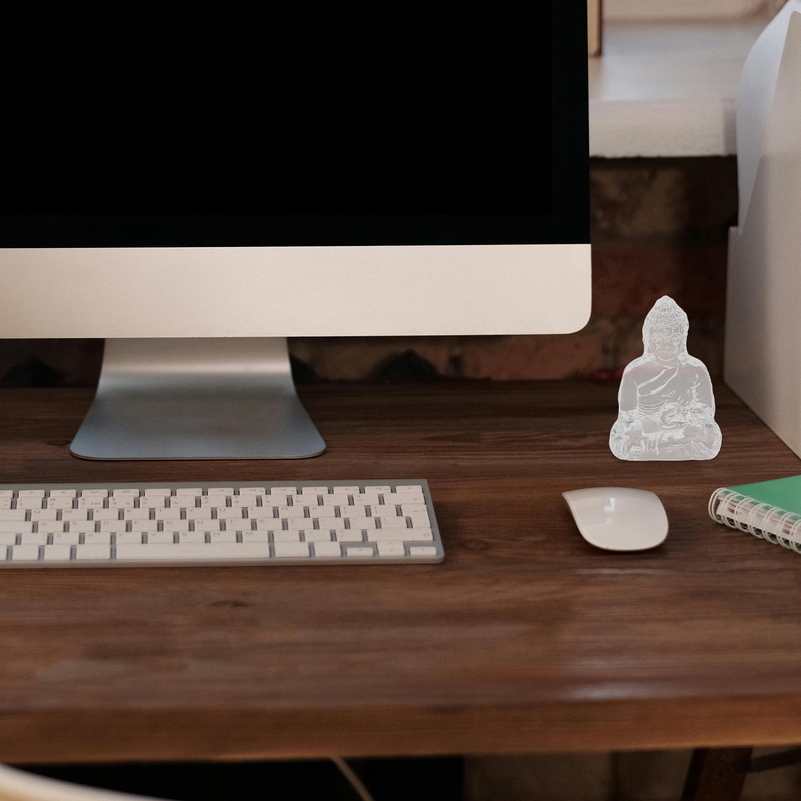 Minimalist Crystal Buddha Stat - огляд і ціна Home Decor Zen