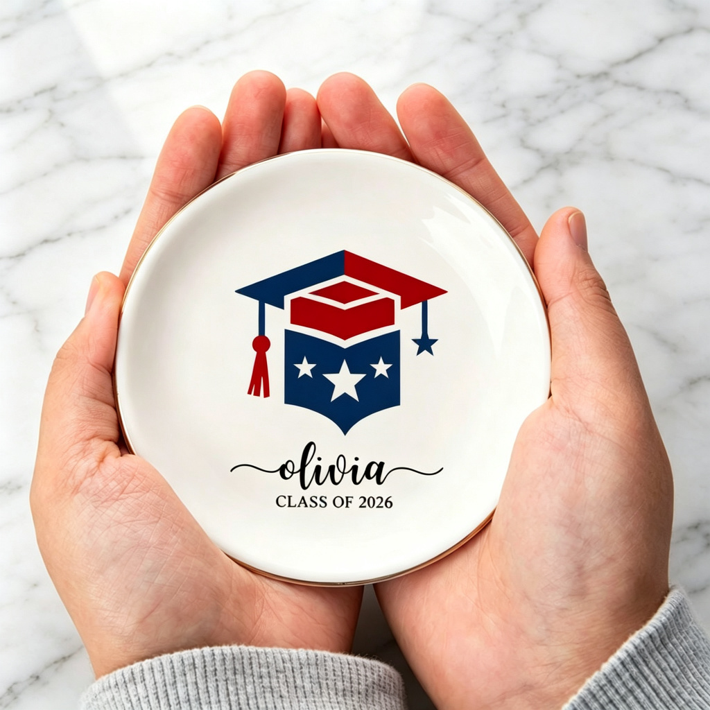 Personalized Ceramic Jewelry T - огляд і ціна Ceramic Trinket Dish
